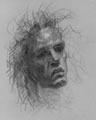 Michael Hensley Drawings, Human Heads 10